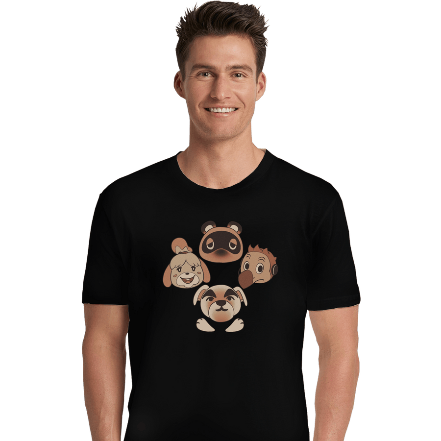 Shirts Premium Shirts, Unisex / Small / Black Animal Queen