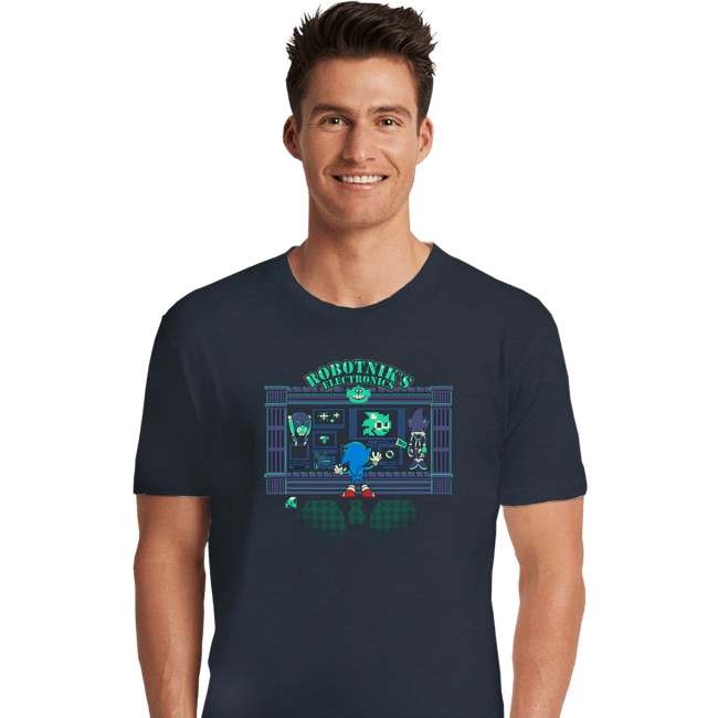 Shirts Premium Shirts, Unisex / Small / Dark Heather Robotnik's Electronics