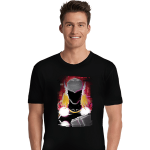 Shirts Premium Shirts, Unisex / Small / Black Glitch Thor