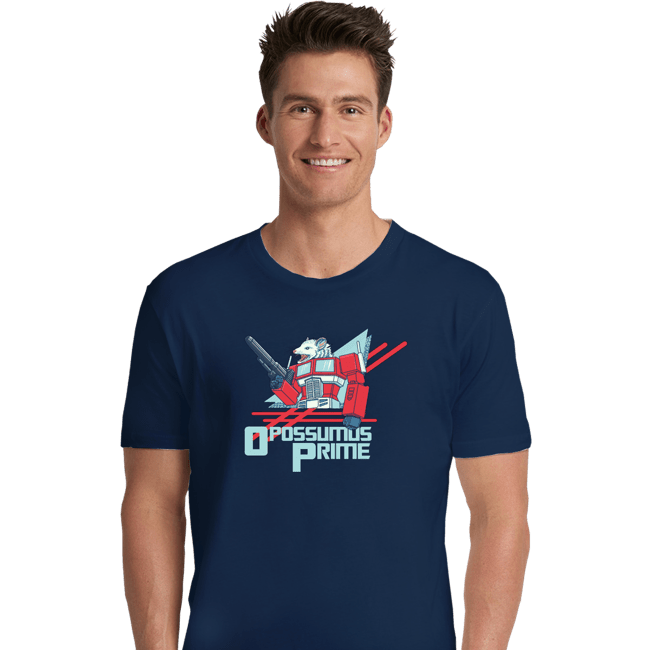 Shirts Premium Shirts, Unisex / Small / Navy Opossumus Prime