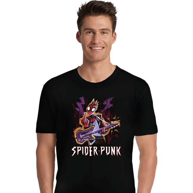 Secret_Shirts Premium Shirts, Unisex / Small / Black The Spider Punk