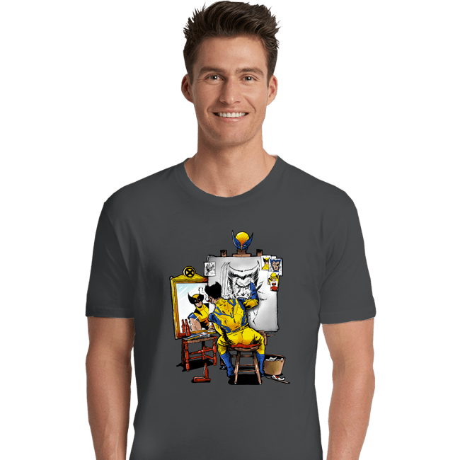 Daily_Deal_Shirts Premium Shirts, Unisex / Small / Charcoal Snikt Portriat