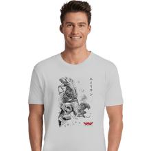 Load image into Gallery viewer, Shirts Premium Shirts, Unisex / Small / White Xenomorphs Invasion Sumi-e
