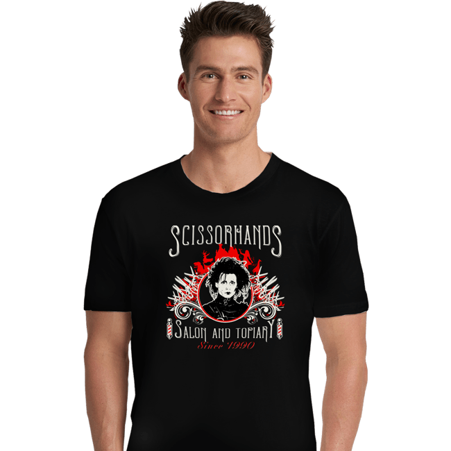 Secret_Shirts Premium Shirts, Unisex / Small / Black Scissorhands