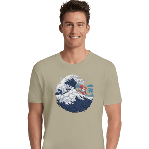 Shirts Premium Shirts, Unisex / Small / Natural Funky Wave