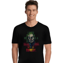 Load image into Gallery viewer, Shirts Premium Shirts, Unisex / Small / Black Tragedy Comedy
