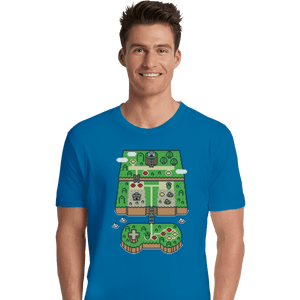 Shirts Premium Shirts, Unisex / Small / Sapphire Super Console World