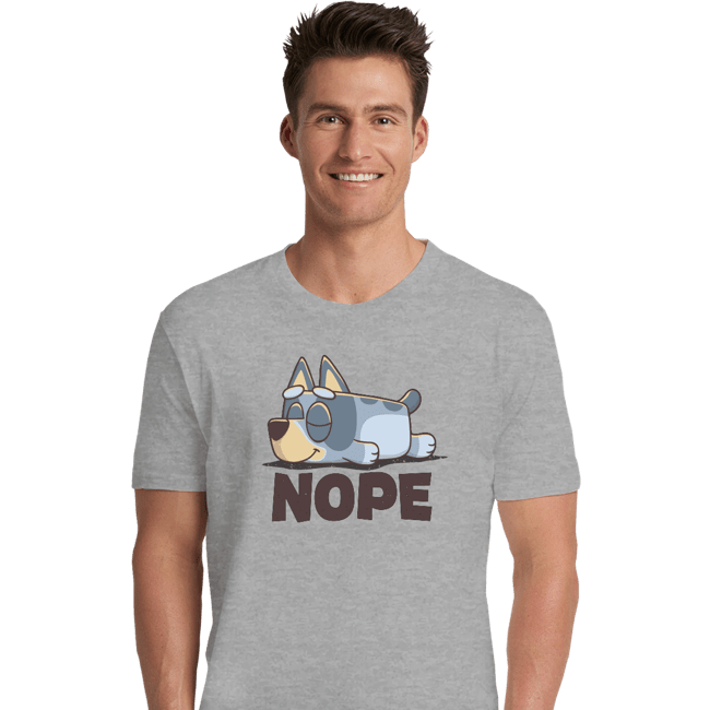 Daily_Deal_Shirts Premium Shirts, Unisex / Small / Sports Grey Lazy Heeler
