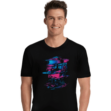 Load image into Gallery viewer, Shirts Premium Shirts, Unisex / Small / Black Glitch Cyborg
