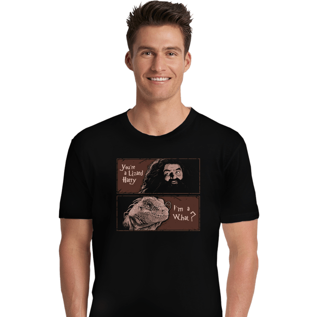 Secret_Shirts Premium Shirts, Unisex / Small / Black You Are A Lizard