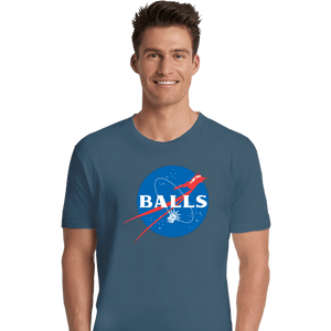 Secret_Shirts Premium Shirts, Unisex / Small / Indigo Blue Balls