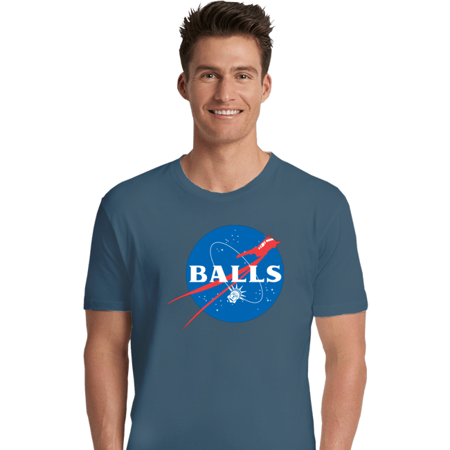 Secret_Shirts Premium Shirts, Unisex / Small / Indigo Blue Balls