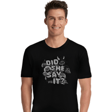 Load image into Gallery viewer, Secret_Shirts Premium Shirts, Unisex / Small / Black Did She Say It
