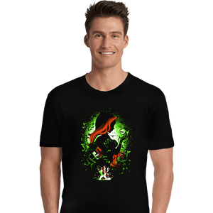 Shirts Premium Shirts, Unisex / Small / Black Poison Green