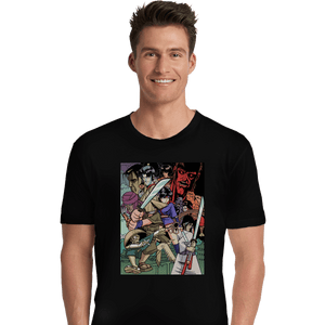 Shirts Premium Shirts, Unisex / Small / Black Ninja Scroll