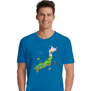 Secret_Shirts Premium Shirts, Unisex / Small / Sapphire Super Japan World Map