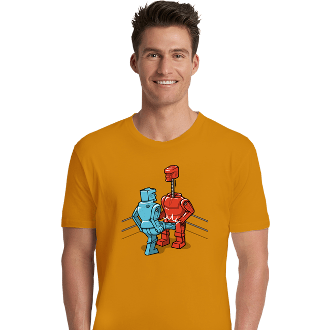 Shirts Premium Shirts, Unisex / Small / Gold Blue Kick!