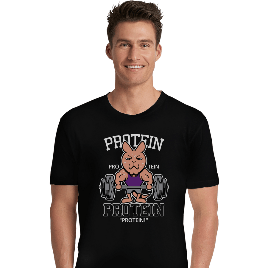 Shirts Premium Shirts, Unisex / Small / Black Protein Gym