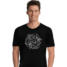 Load image into Gallery viewer, Shirts Premium Shirts, Unisex / Small / Black Mosaic D20
