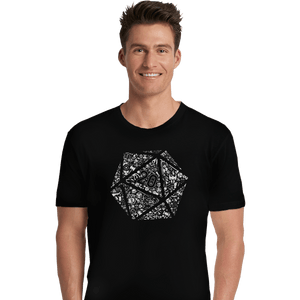 Shirts Premium Shirts, Unisex / Small / Black Mosaic D20