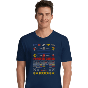 Shirts Premium Shirts, Unisex / Small / Navy A Very Gamer Christmas
