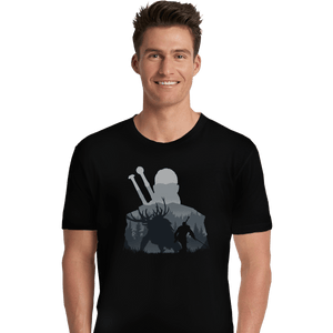 Shirts Premium Shirts, Unisex / Small / Black The Witcher - Hunter