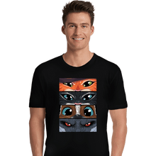Load image into Gallery viewer, Daily_Deal_Shirts Premium Shirts, Unisex / Small / Black Puss In Boots Eyes
