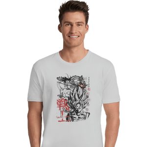 Shirts Premium Shirts, Unisex / Small / White Legend Of The Saiyan