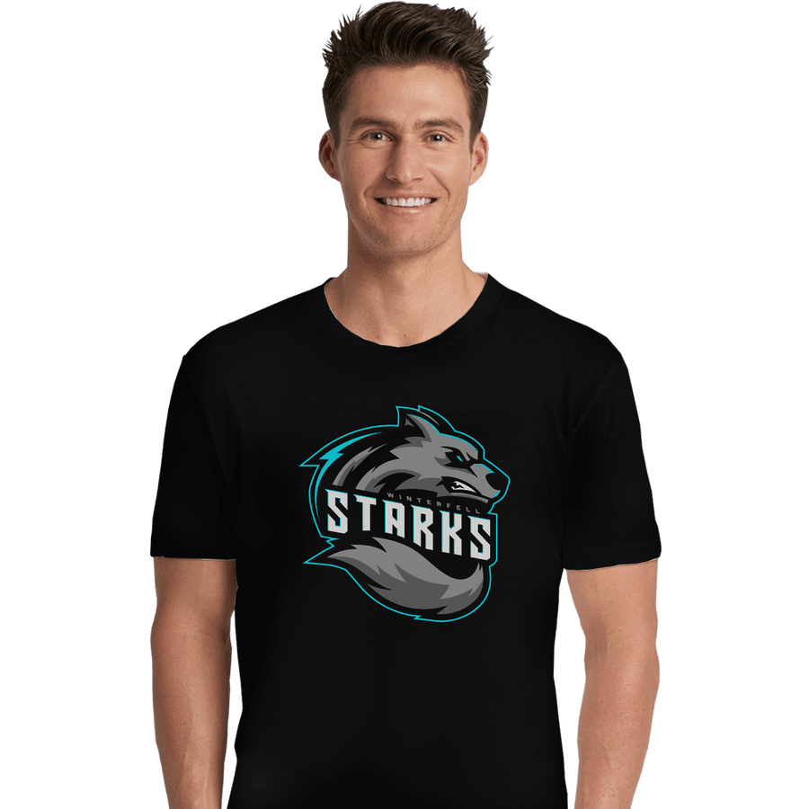 Shirts Premium Shirts, Unisex / Small / Black Winterfell Starks
