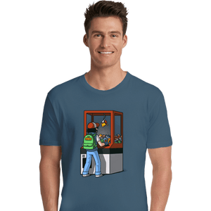 Shirts Premium Shirts, Unisex / Small / Indigo Blue Gotta Catch Em All