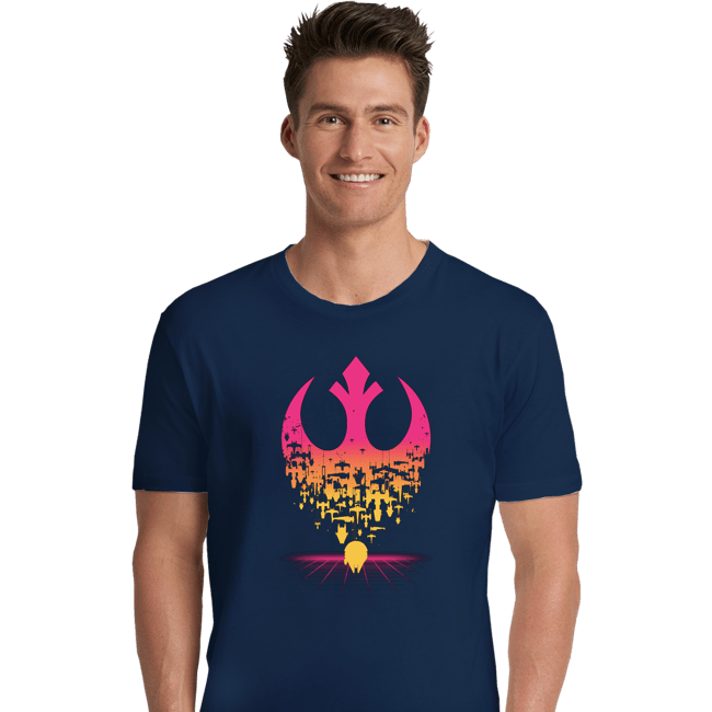Daily_Deal_Shirts Premium Shirts, Unisex / Small / Navy Fractured Rebellion 1984