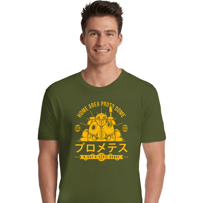 Secret_Shirts Premium Shirts, Unisex / Small / Military Green Proto Dome Robo