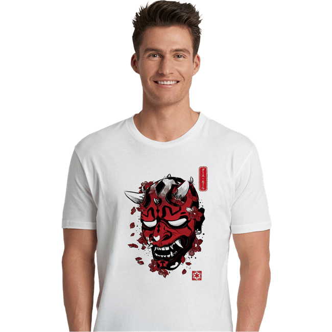 Daily_Deal_Shirts Premium Shirts, Unisex / Small / White Darth Oni