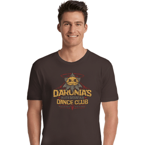 Shirts Premium Shirts, Unisex / Small / Dark Chocolate Darunia's Death Mountain