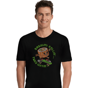 Shirts Premium Shirts, Unisex / Small / Black Sashimi Rollin'