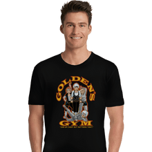Load image into Gallery viewer, Shirts Premium Shirts, Unisex / Small / Black Golden&#39;s Gym
