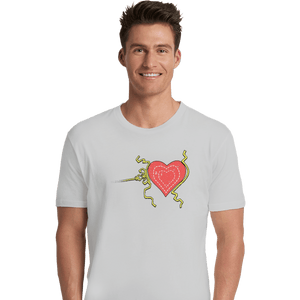 Shirts Premium Shirts, Unisex / Small / White Grinch Heart