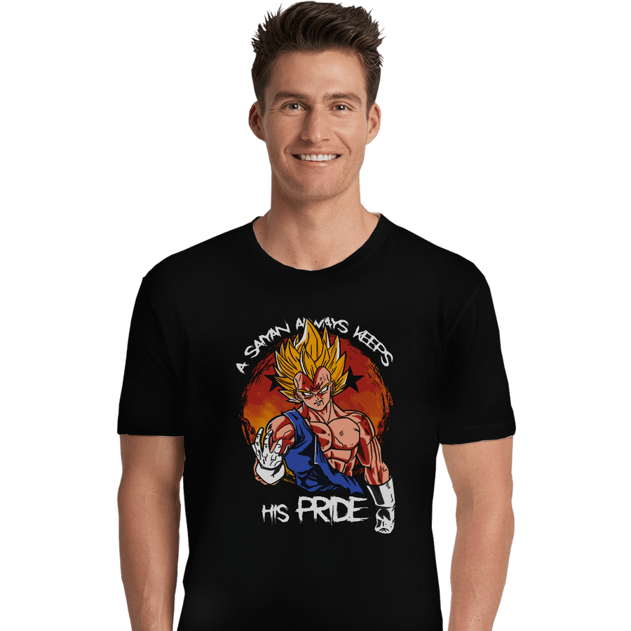 Shirts Premium Shirts, Unisex / Small / Black Saiyan's Pride