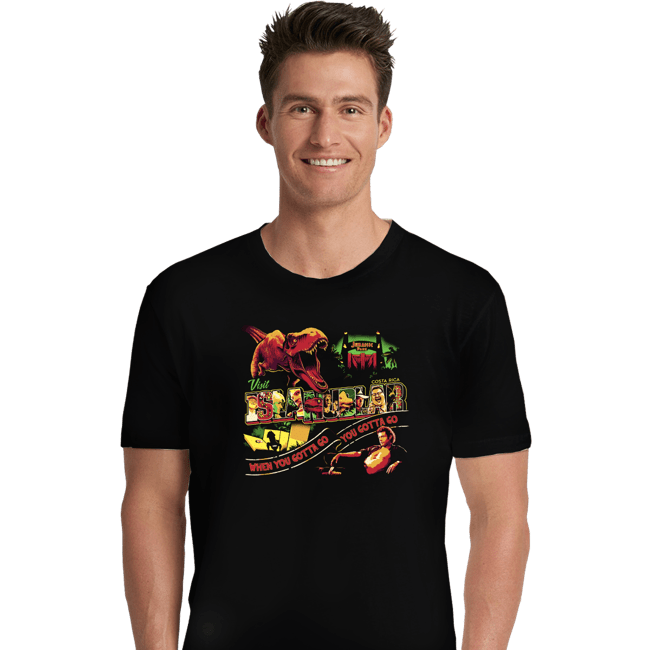 Sold_Out_Shirts Premium Shirts, Unisex / Small / Black Visit Isla Nublar