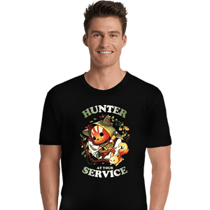 Daily_Deal_Shirts Premium Shirts, Unisex / Small / Black Hunter At Your Service
