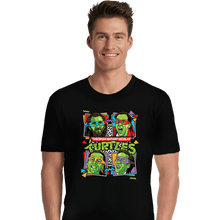 Load image into Gallery viewer, Secret_Shirts Premium Shirts, Unisex / Small / Black Thespian Mutant Nicolas Cage Turtles
