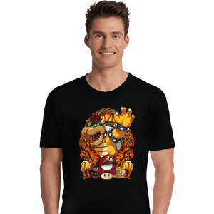 Secret_Shirts Premium Shirts, Unisex / Small / Black Koopa Crest