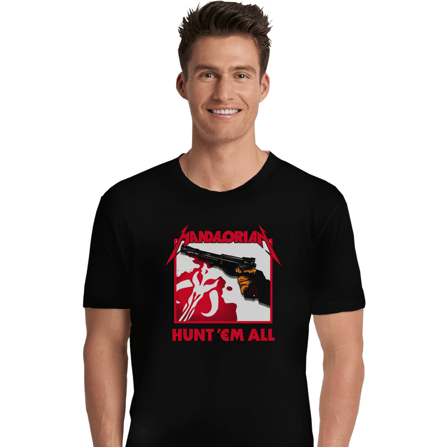 Shirts Premium Shirts, Unisex / Small / Black Hunt Em All
