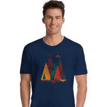 Load image into Gallery viewer, Shirts Premium Shirts, Unisex / Small / Navy Geometric Middle Earth
