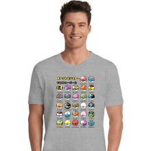 Load image into Gallery viewer, Secret_Shirts Premium Shirts, Unisex / Small / Sports Grey Pokeball Types
