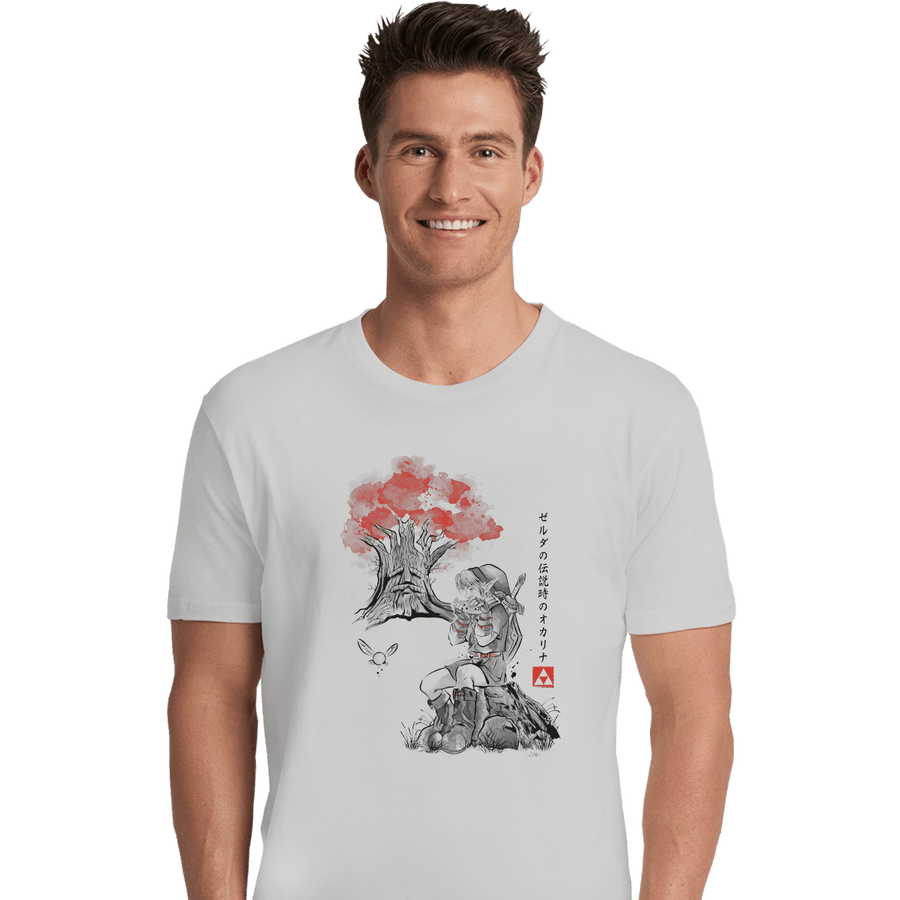 Shirts Premium Shirts, Unisex / Small / White The Great Deku Sumi-e
