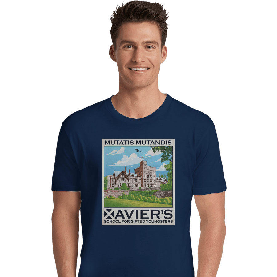 Shirts Premium Shirts, Unisex / Small / Navy Xavier's School For Gifted Youngsters