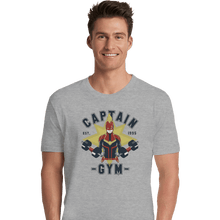 Load image into Gallery viewer, Shirts Premium Shirts, Unisex / Small / Sports Grey Captain Gym
