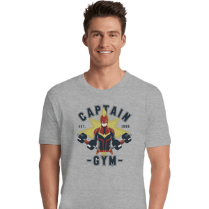 Shirts Premium Shirts, Unisex / Small / Sports Grey Captain Gym