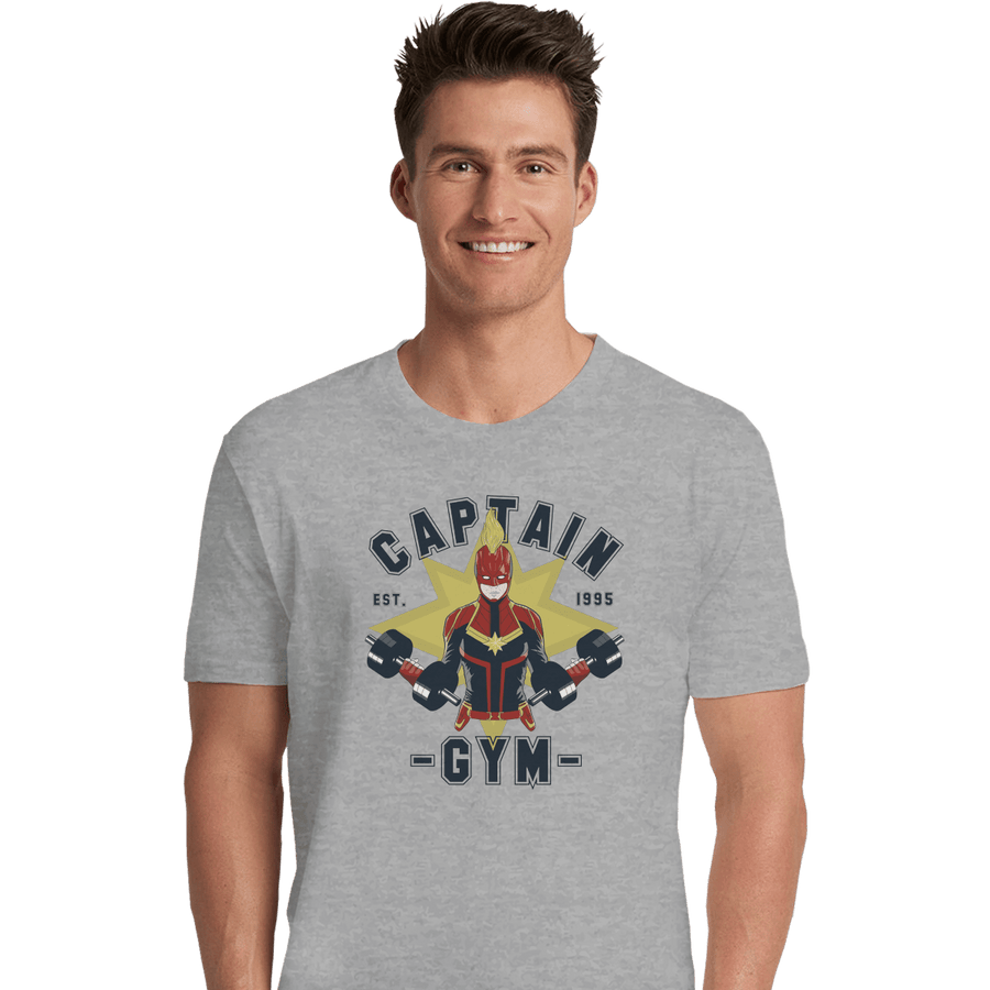Shirts Premium Shirts, Unisex / Small / Sports Grey Captain Gym